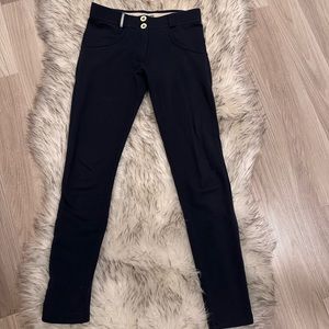 Pre-loved Freddy wr.up Xxs pants. Regular rise regular length navy blue